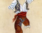 巴勃罗 毕加索 : 芭蕾舞剧《三角帽》服装设计：磨坊主